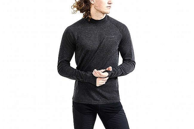 Craft Mens ADV Subz Wool LS Baselayer  Black