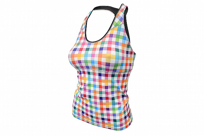 De Soto Womens Carrera Sprint Top Retro Gingham