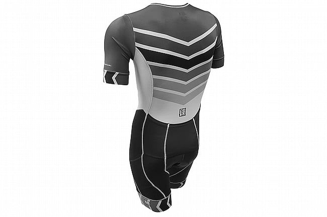 De Soto Mens Forza Sleeved Flisuit  Grey Chevron