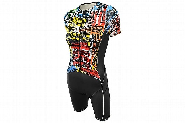 De Soto Womens Forza Hybrid Tri Suit News Print