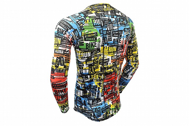 De Soto Mens Skin Cooler Long Sleeve Top News Print