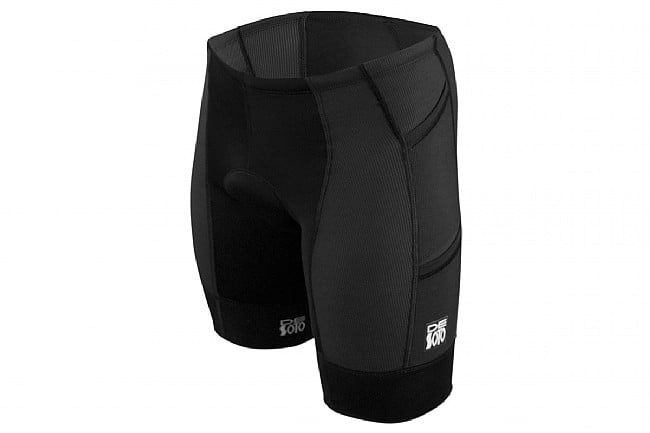 De Soto Mens Forza Tri Short 4-Pocket Black/Black Stitch