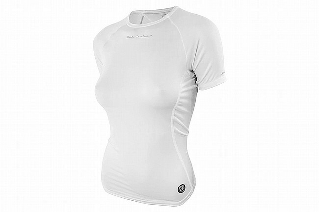 De Soto Womens Skin Cooler Short Sleeve Top White