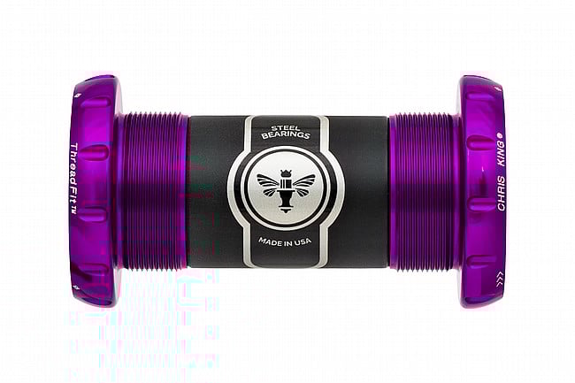 Chris King ThreadFit 30 Bottom Bracket 3D Violet - Polished