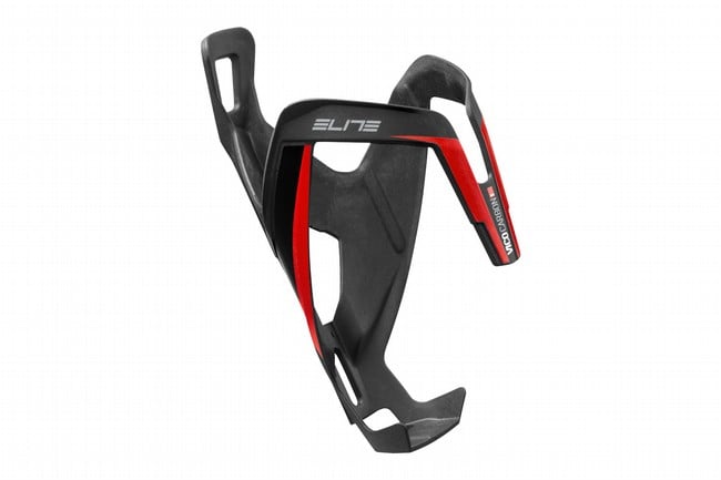 Elite Vico Carbon Bottle Cage Matte Black/Red Graphic