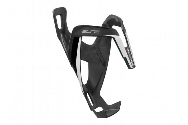 Elite Vico Carbon Bottle Cage Matte Black/White Graphic