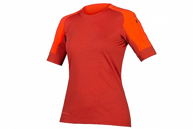 Endura Womens GV500 Short Sleeve Jersey Cayenne