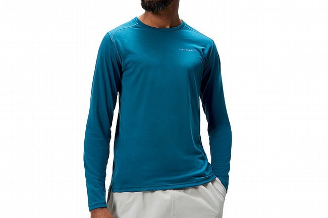 Endura Mens Loop L/S Tech Tee Barra Blue