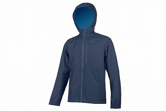Endura Mens Hummvee Waterproof Hooded Jacket Ink Blue