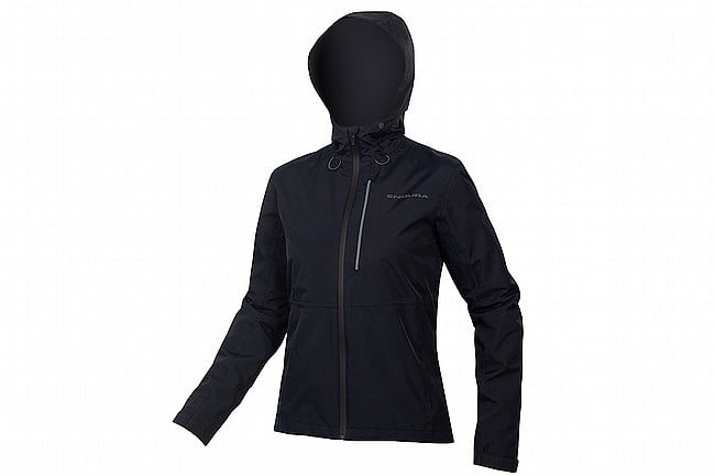 Endura Womens Hummvee Waterproof Hooded Jacket Black