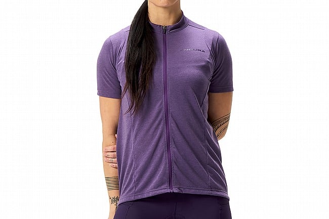 Endura Womens Loop SS Zipped Jersey Heather