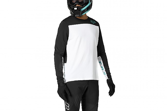 Fox Racing Mens Defend Delta LS Jersey White