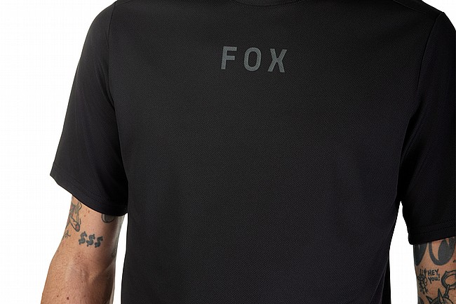 Fox Racing Mens Ranger SS Jersey - Wordmark Black