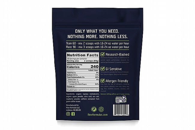 Flow Formulas Endurance Drink Mix (10 Servings Bag) 