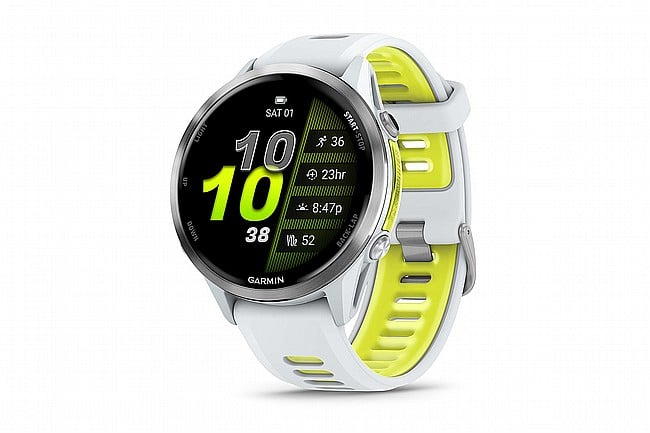 Garmin Forerunner 970 GPS Watch Titanium/Whitestone