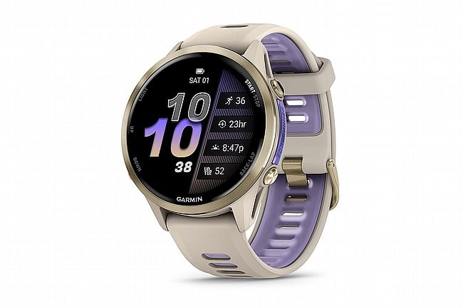 Garmin Forerunner 970 GPS Watch Soft Gold/French Grey