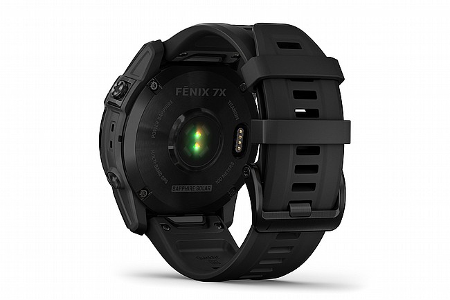 Garmin Fenix 7X Sapphire Solar Titanium GPS Watch Black Titanium/Black Band