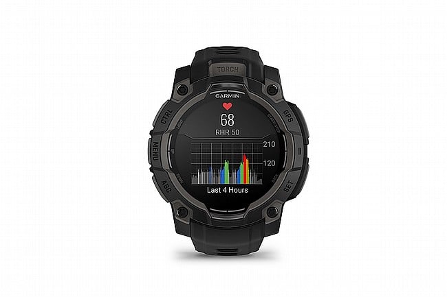 Garmin Instinct 3 AMOLED GPS Watch 45mm Bezel - Black