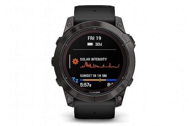 Garmin Fenix 7X Pro Sapphire Solar GPS Watch Solar Intensity