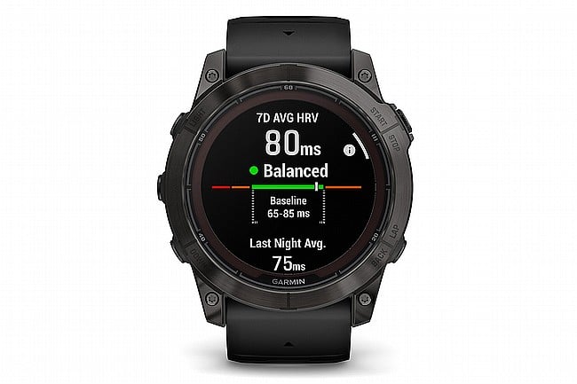 Garmin Fenix 7X Pro Sapphire Solar GPS Watch Heart Rate Variability