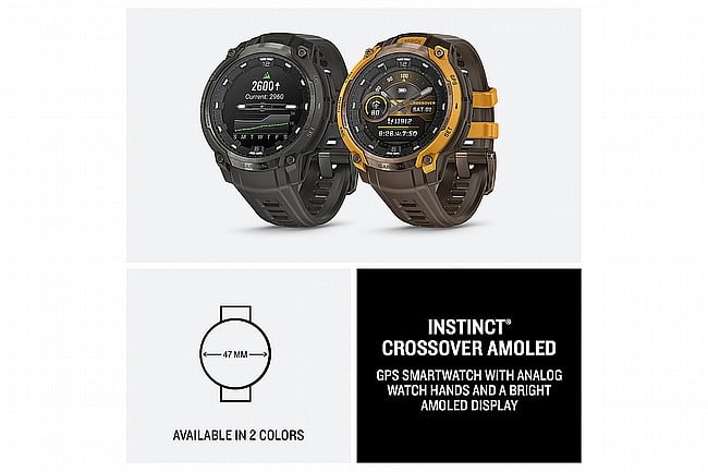 Garmin Instinct Crossover AMOLED GPS Watch 