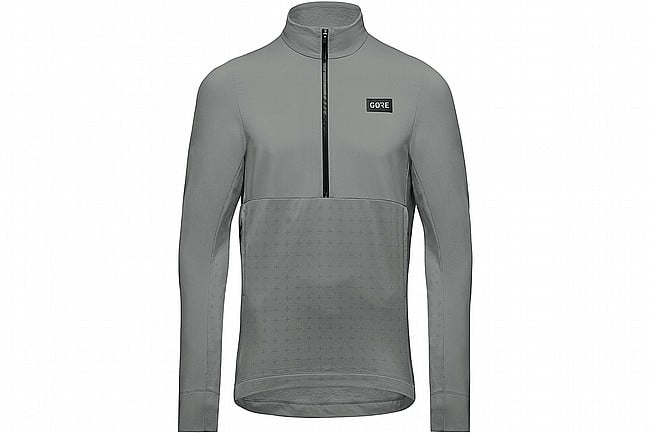 Gore Wear Mens TrailKPR Hybrid 1/2-Zip Jersey Lab Gray