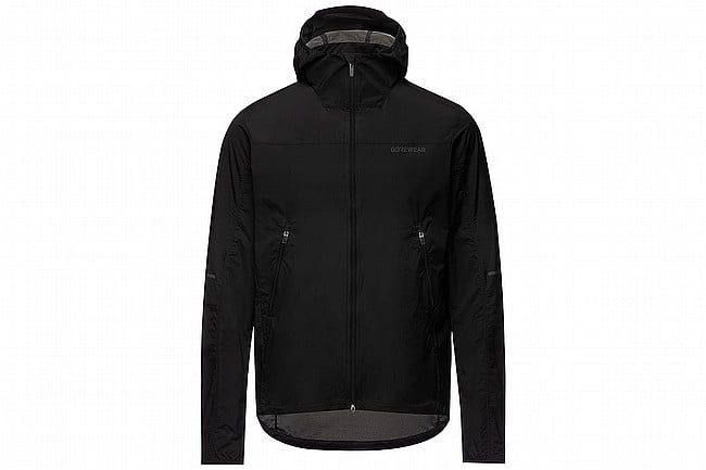 Gore Wear Mens Fernflow Hooded Windbreaker Black
