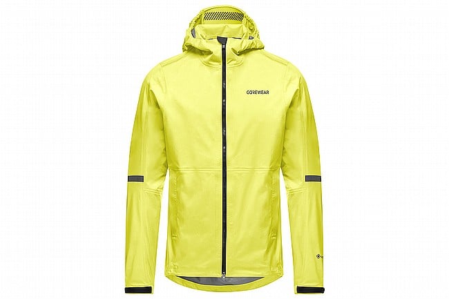 Gore Wear Mens Lupra Gore-Tex 2.0 Hooded Jacket Lime Yellow