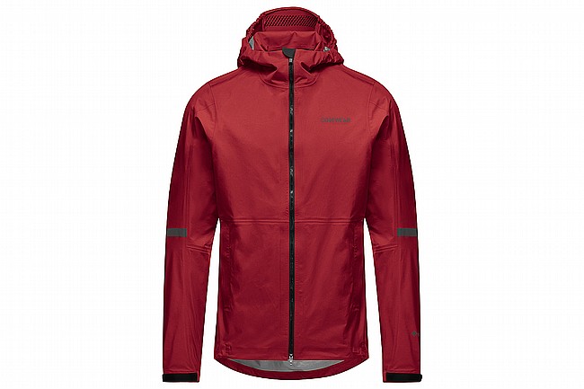 Gore Wear Mens Lupra Gore-Tex 2.0 Hooded Jacket Utility Red
