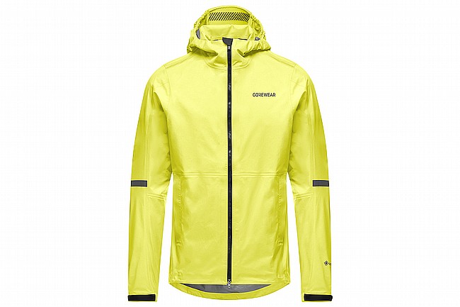 Gore Wear Mens Lupra Gore-Tex 2.0 Hooded Jacket Lime Yellow