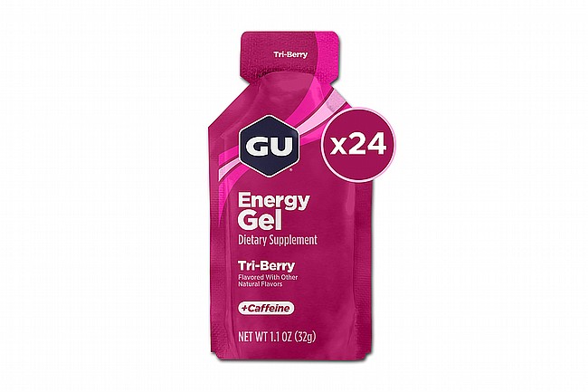 GU Energy Gels (Box of 24) Tri Berry w/ caffeine