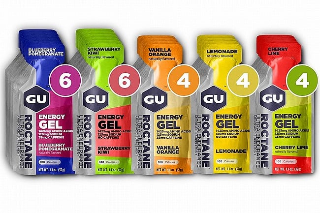 GU Roctane Energy Gel (Box of 24) Mixed Box of 24