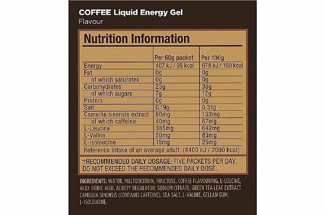 GU Liquid Energy Gel (Box of 12) Coffee