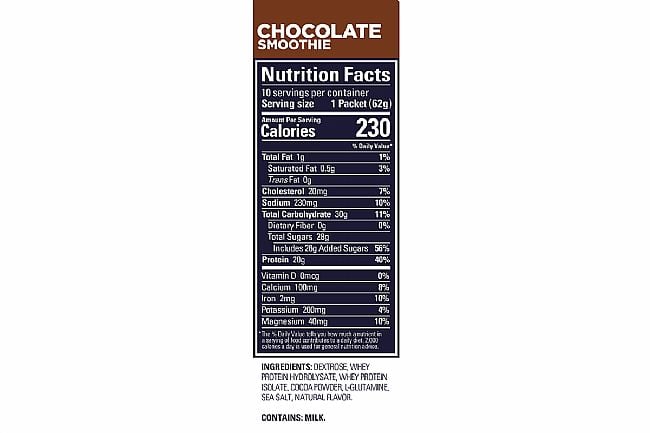 GU Roctane Protein Recovery (Box of 10) Chocolate Smoothie