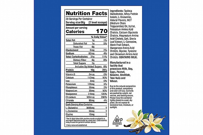 Hammer Nutrition Recoverite 2.0 (28 Servings) Vanilla