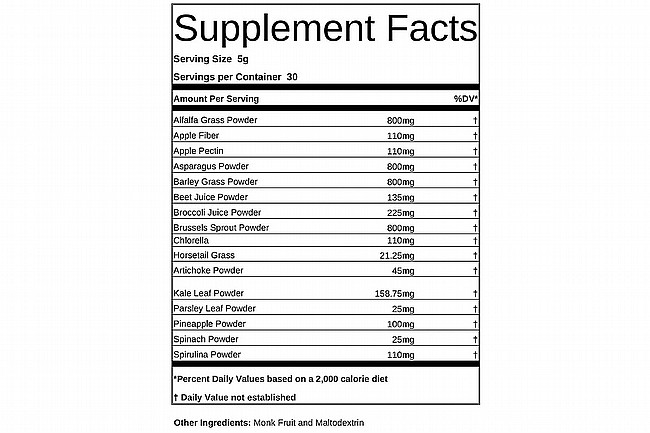 Hammer Nutrition Greens Powder (30 Servings) 