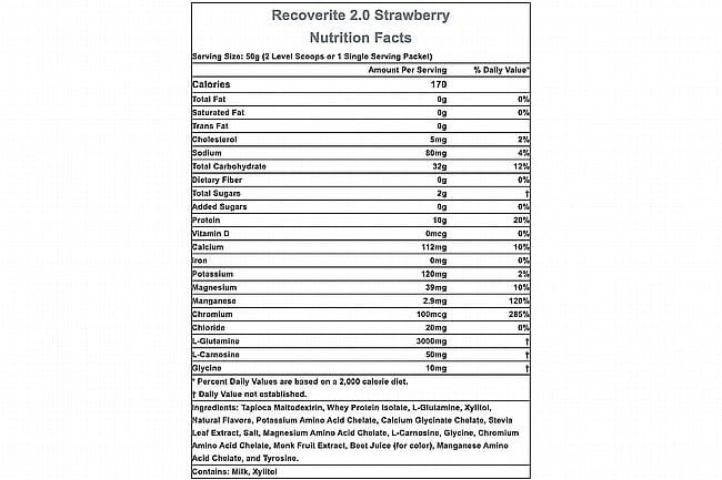 Hammer Nutrition Recoverite 2.0 (32 Servings) Strawberry