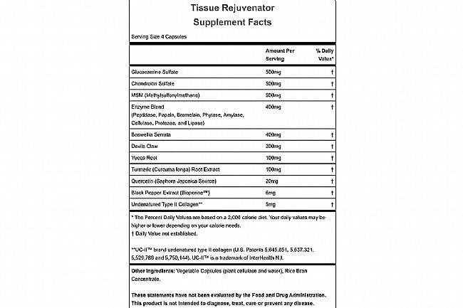 Hammer Nutrition Tissue Rejuvenator (120 Capsules) 