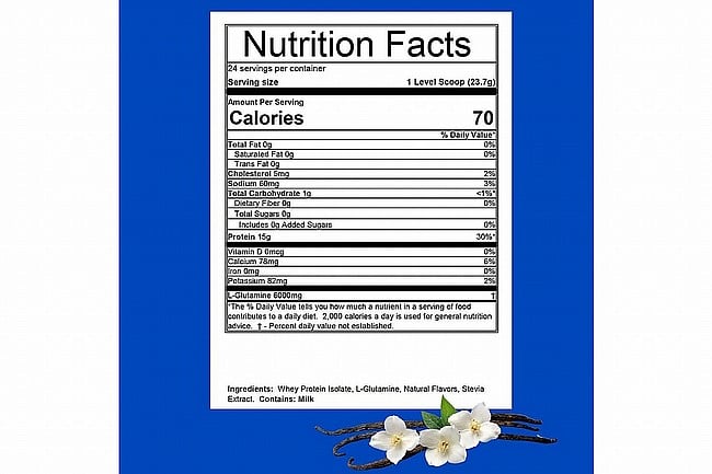 Hammer Nutrition Whey Protein Powder (24 Servings) Vanillla