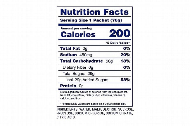 Carbs Fuel Original 50g Energy Gels Salted (Box of 12) 