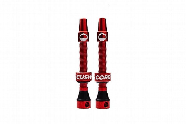 CushCore Tubeless Valve Stems Red