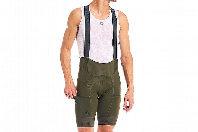 Giordana Mens FR-C Pro Cargo Bib Shorts Olive Green