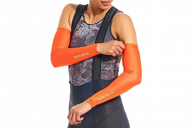 Giordana Sun Sleeves Neon Orange