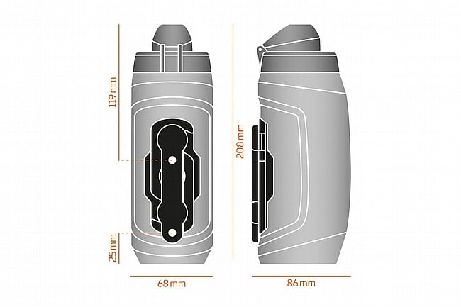 Fidlock Twist 590 Bottle + Bike Base 