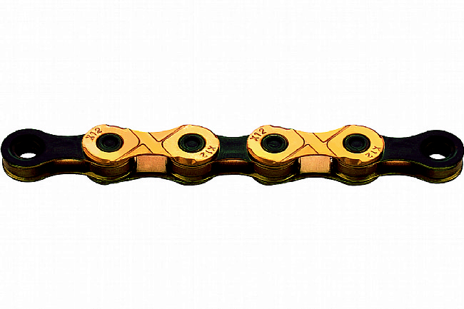 KMC X12 12-Speed Bike Chain 126L – Silver/Gold/Black & Gold Ti For Road MTB