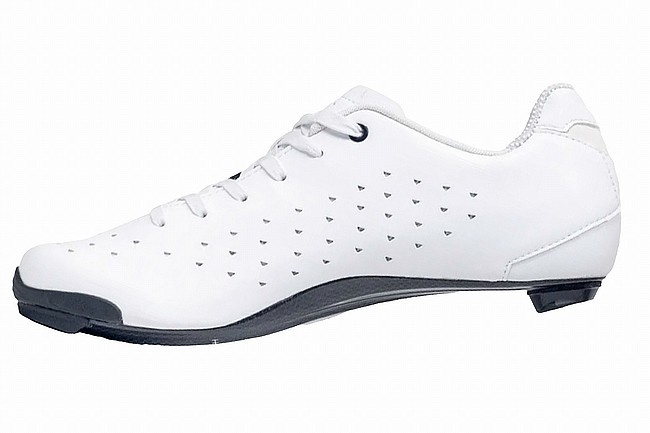 Lake Mens CX21C Road Cycling Shoe  White/White Clarino