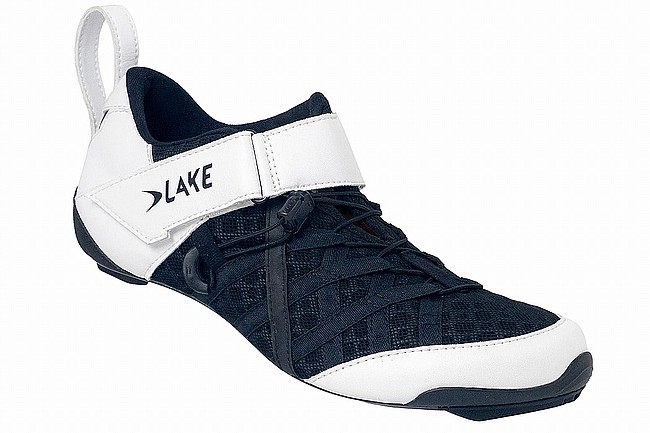 Lake Mens TX224 Competition Tri Shoe  White/Black