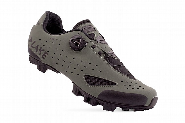 Lake MX177-X Wide Mountain Bike Shoe Beetle / Black