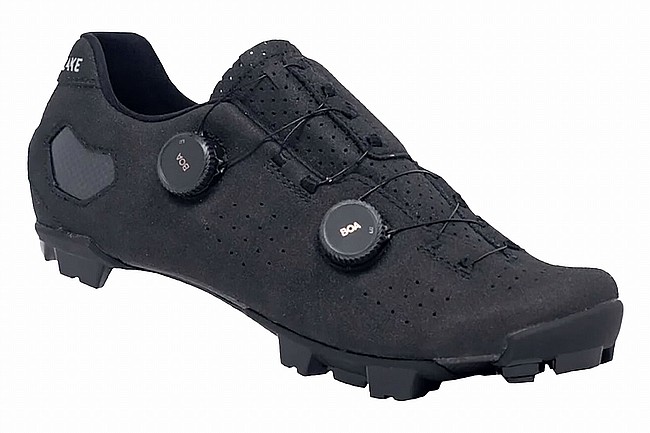 Lake  Mens MX333-X Wide Shoe  Black/Silver