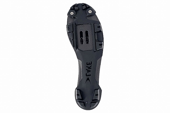 Lake  Mens MX333-X Wide Shoe  Black/Silver